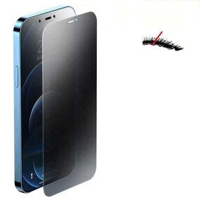 Screen Protector - AilesTecca Anti-Spy for iPhone 16 15 14 PRO MAX 7 8 Plus XR