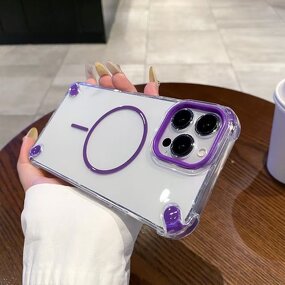 Phone Case Manufacturer - AilesTecca Clear Magnetic Tpu for iPhone 17 16 15 14Pro