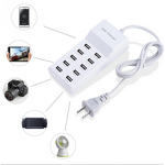 Charger Adapter - AilesTecca 10 Port 5V2.4A USB for Mobile Phone Multifunction