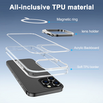 Phone Case Manufacturer - AilesTecca Magnetic Lens Holder for iPhone 17 16 15 14 13 12 11