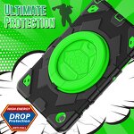 Tablet Case - AilesTecca Rotatable for Samsung Tab A9 PLUS S9 FE S10 PLUS Strap