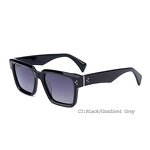 Sunglasses Manufacturer - Vintage Square Acetate Tea Black Polarized UV400 for Men