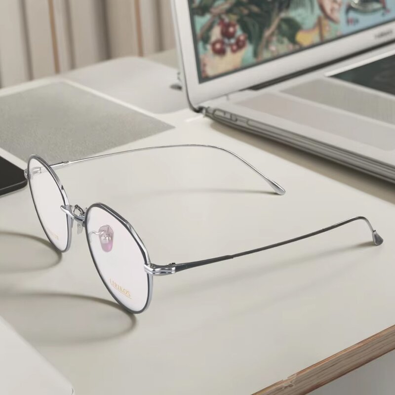 Eyeglasses Frames Manufacturer - 2025 Black Titanium Fashion for All Face Reading