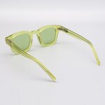 Sunglasses Manufacturer - Italian Blue Bio Acetate Polarized Square Rectangle Men