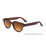 Sunglasses Manufacturer - Vintage Square Acetate Tea Black Polarized UV400 for Men