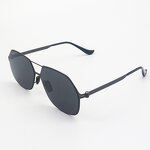 Sunglasses Manufacturer - Retro Classic Black Metal UV400 PC Tac Rectangular Unisex