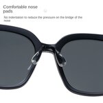 Sunglasses Manufacturer - TR90 Silicone Polarized Green Square UV Protection Men