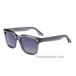 Sunglasses Manufacturer - Vintage Rectangle Acetate Gold Brown Polarized UV400 Men