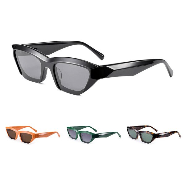 Sunglasses Manufacturer - Cat's Eye UV400 TAC Rectangle Acetate Colorful Unisex