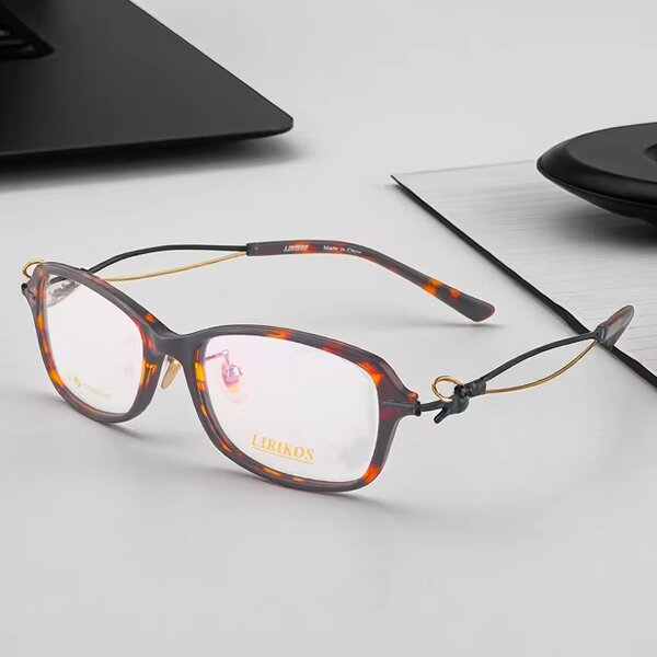 Eyeglasses Frames Manufacturer - Pure Titanium Acetate Anti-blue Light Stock OEM