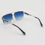 Sunglasses Manufacturer - Titanium Blue Gradient Polarized UV400 Gold OEM Unisex