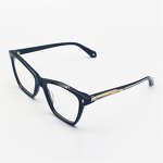 Eyeglasses Manufacturer - Vintage Gold Rimmed Oval Acetate Black Frame Custom Logo
