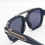 Sunglasses Manufacturer - 2025 Vintage Small Metal Orange Titanium UV400 for Men