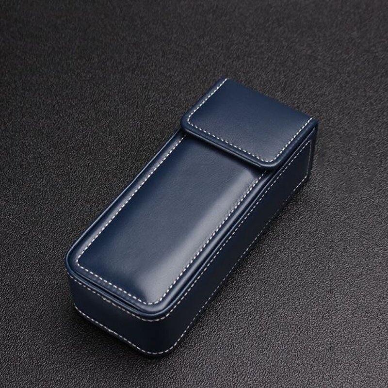 Glasses Case Manufacturer - Motech Rectangle PU Leather Magnetic View Window White