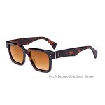 Sunglasses Manufacturer - Vintage Square Acetate Tea Black Polarized UV400 for Men