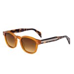 Sunglasses Manufacturer - Vintage Rectangle Acetate Gold Orange Polarized UV400 Men