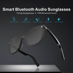 Smart Audio Glasses - Waterproof Bluetooth AR Wireless Audio Voice Call UV400
