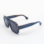 Sunglasses Manufacturer - Punk Small Square Titanium UV400 Acetate Lenses for Men