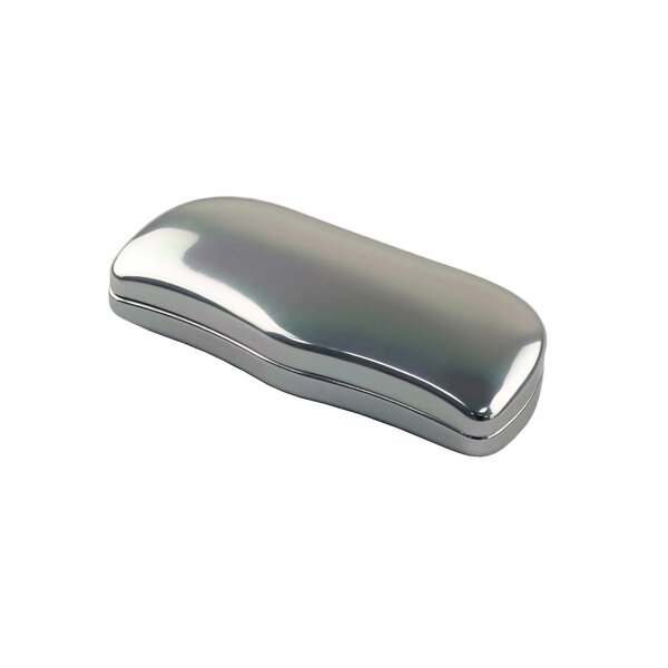 Glasses Case Manufacturer - Motech 1001 Heart Shape Aerospace Aluminum Silver