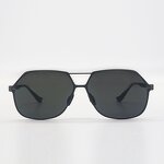 Sunglasses Manufacturer - Retro Classic Black Metal UV400 PC Tac Rectangular Unisex