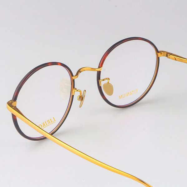Optical Glasses Manufacturer - Ellipse Acetate Titanium Arms for Round Oval Faces