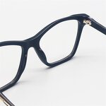 Eyeglasses Manufacturer - Vintage Gold Rimmed Oval Acetate Black Frame Custom Logo