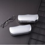Glasses Case Manufacturer - Motech 1001 Heart Shape Aerospace Aluminum Silver
