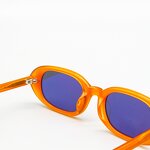 Sunglasses Manufacturer - Cat Eye TR Acetate Green Yellow Polarized Orange Unisex