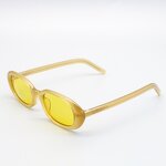 Sunglasses Manufacturer - Cat Eye TR Acetate Green Yellow Polarized Orange Unisex