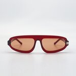 Sunglasses Manufacturer - Motech 2025 Retro Rectangle PC Red Polarized UV400 Custom