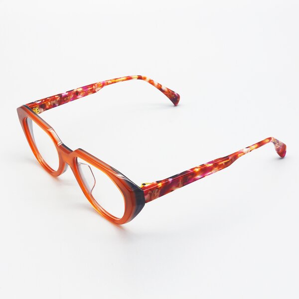 Eyeglasses Frames Manufacturer - Red Gradient UV400 Red Green Lens New Fashion Design
