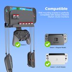 Wall Mount Manufacturer - Updated Metal Space-Saving Organizer with Protective Foam Strip Design Stand for Nintendo Switch 2 OLED