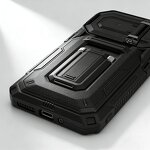 Phone Case Manufacturer - TPU Mechanical Anti-Fall Hard Core with Lens Protection Invisible Bracket Card Slot 2-in-1 for iPhone 17