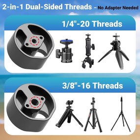 Starlink Mount Manufacturer - 2in1 Clamp Mount Adjustable Universal Pole Clamp with Pipe Adapter for Car RV for Starlink Mini