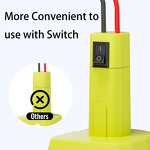 Battery Adapter Manufacturer - Power Wheels with Fuse Switch DIY Connector for Ryobi 18V Nimh/Nicd/Li-ion Battery