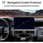 Screen Protector Manufacturer - for Toyota Tacoma 14 Inch Navigation 2024 2025 Tempered Glass 9H Anti-Scratch