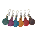 AirTag Case Manufacturer - Genuine Leather Keychain Anti-Scratch Protective Cover Keyring Holder for Dog Cat Collar