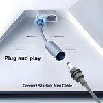 Power Cable Manufacturer - Original DC Type C Extension Waterproof Converter Adapter Female to Male Plug for Starlink Mini