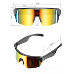 Smart Glasses Manufacturer - Unisex UV400 Filters Touch Control for Drive Fast Charge Multi-function Button Cycling Sport BT