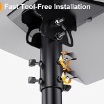 Starlink Mount Manufacturer - Luxury Metal Pipe Adapter Bracket for Starlink Gen 3 Accessories