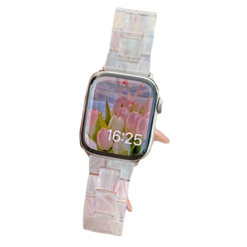 Watch Strap Manufacturer - Summer New Lightweight Resin Charm Adjustable Personalized Fashion for Apple Watch