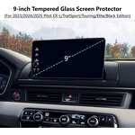 Screen Protector Manufacturer - for Honda Pilot 9inch 2023 2024 2025(EX-L/TrailSport/Touring/Elite/Black Edition)HD Tempered Glass