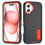 Phone Case Manufacturer - 3in1 Full-body Protection Dustproof Shockproof Rugged for iPhone 16 Pro Max with Kickstand