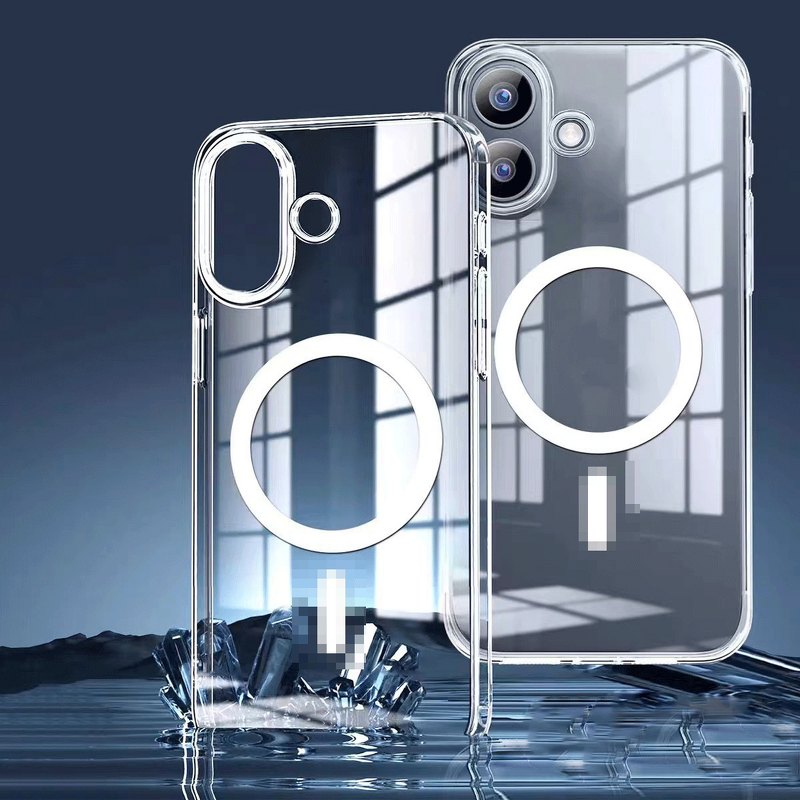 Phone Case Manufacturer - Wholesale Magnetic Acrylic PC Clear for iPhone 16 15 14 13 Pro Max