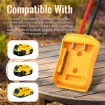 Battery Adapter Manufacturer - Jumper Cable Clamps Power Wheel for 20V 18V Battery Jump Starter for Car