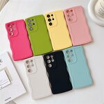 Phone Case Manufacturer - High Quality Colorful Silicone Shockproof Frosted for Samsung S24/S22/S21/S23 Ultra/S24 FE
