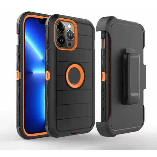 Phone Case Manufacturer - Multi-layer Defense Rugged Shockproof Heavy Duty Otter Box for iPhone 15 14 Pro Max 13 with Belt Clip