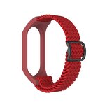 Watch Band Manufacturer - Premium Braided Solo Loop Elastic Fabric Nylon Replacement for Xiaomi Band 5 6 7
