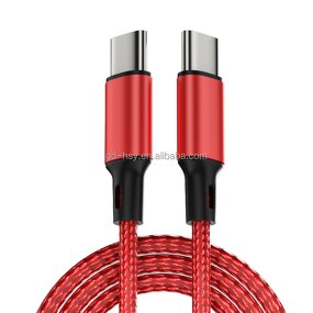 USB Cable Manufacturer - 3A 20V Nylon Braided PD 60W Type C to C Fast Charging Data for Samsung iPhone 17