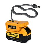 Battery Adapter Manufacturer - Newest 2026 18V Power Tool 18AWG Cable High Output DIY Converter for Starlink Mini for Makita Milwaukee Dewalt